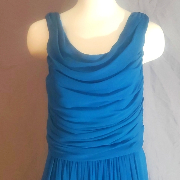 Dessy Collection Vivian Diamond Size 10 Dress - Picture 2 of 9